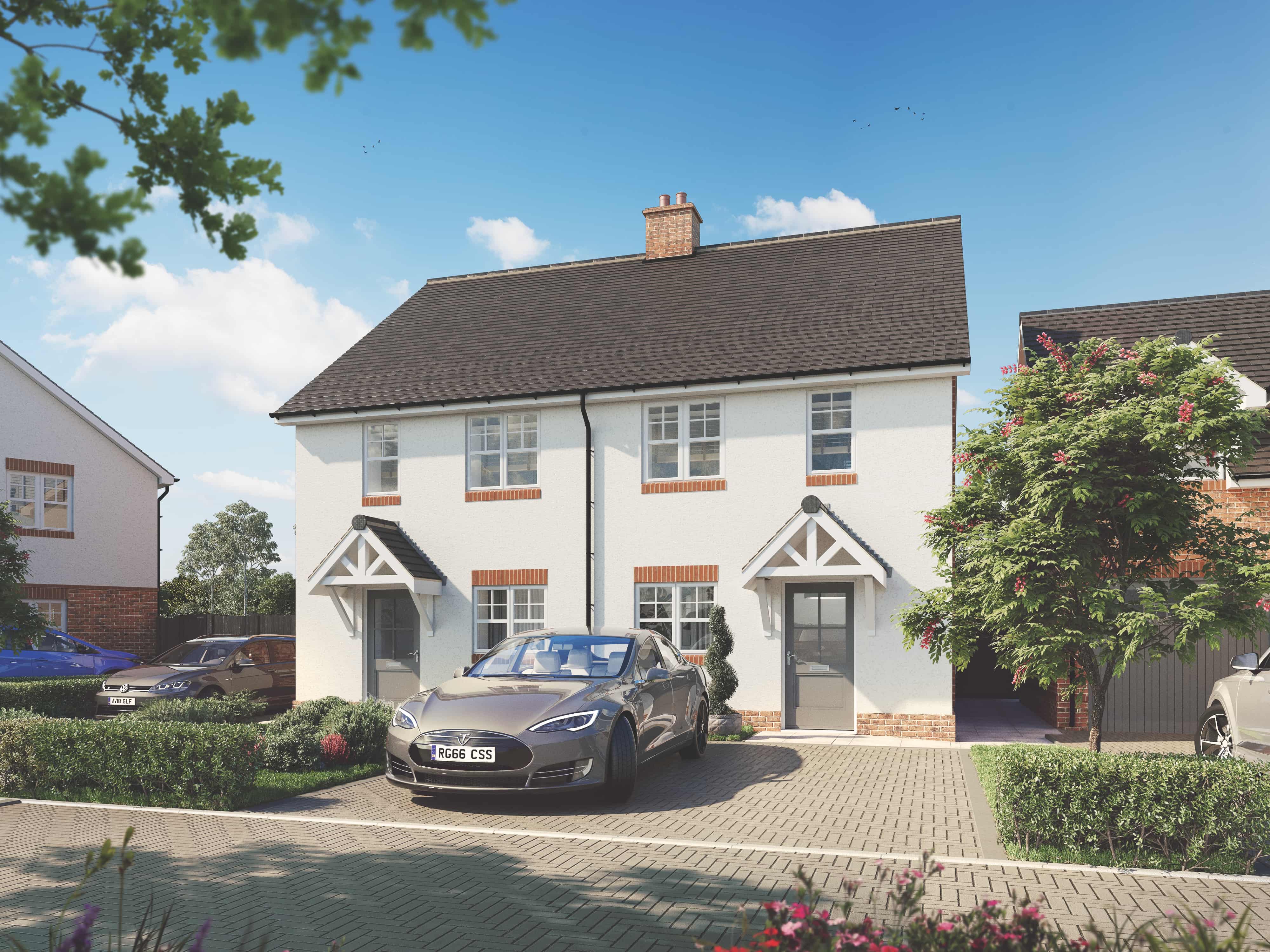 New Build Houses for Sale in Badshot Lea, Surrey Elivia Homes